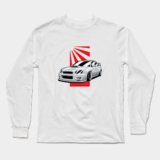 White Impreza WRX STI JDM Stance Long Sleeve T-Shirt